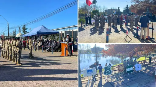 Los Ángeles conmemora el Día de las Glorias Navales con acto en Laguna Esmeralda