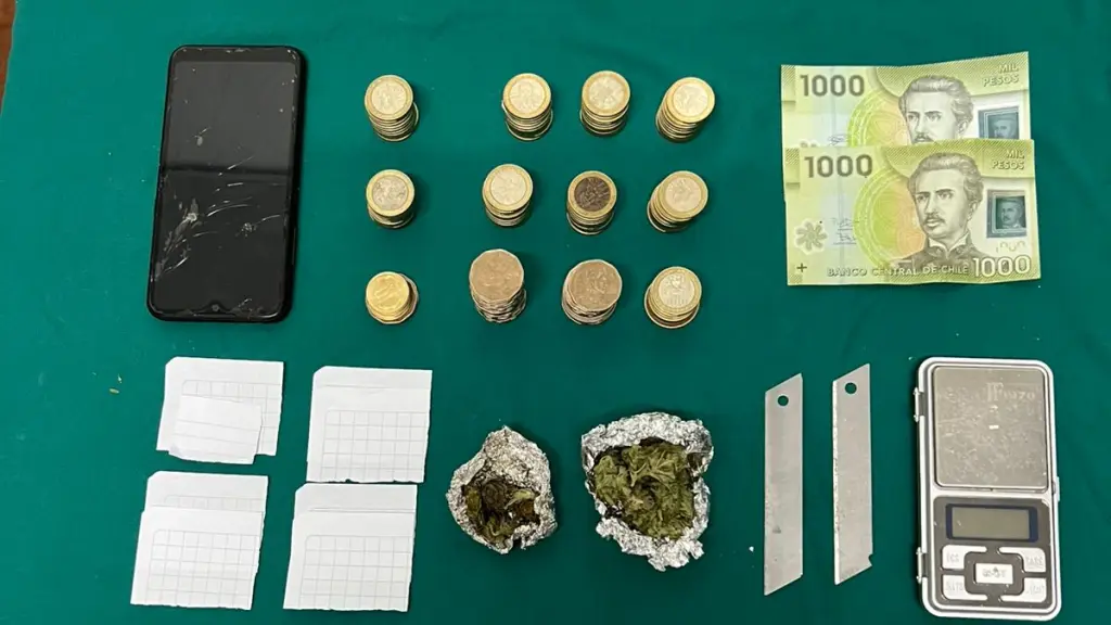 Cinco detenidos por microtráfico en Nacimiento: uno tenía orden vigente por el mismo delito, Carabineros Biobío