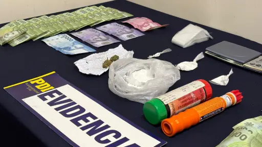 Operativos antidrogas culminan con incautación de estupefacciones, dinero y armas en La Araucanía