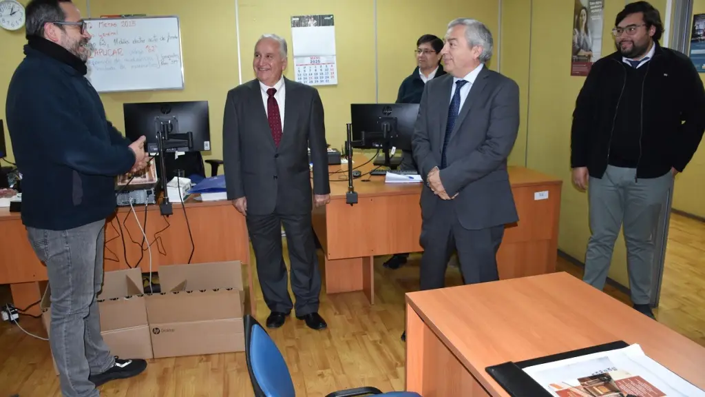 Visita del presidente de la Corte de Apelaciones de Concepción a tribunales de Mulchén y Los Ángeles., Poder Judicial