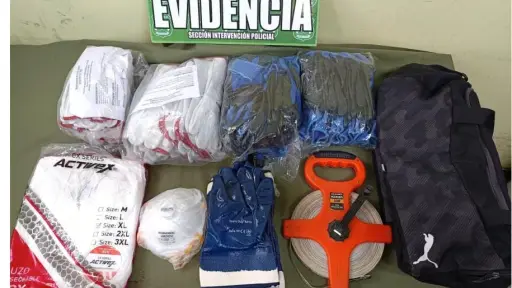 Carabineros arresta a dos hombres en la Vega Techada por comercializar herramientas presuntamente robadas
