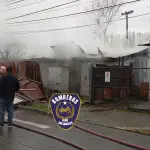Adulto mayor damnificado tras incendio en vivienda de la población 21 de Mayo en Los Ángeles, Bomberos de Los Ángeles