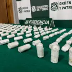 Personal especializado del O.S.7 incautó 134 ovoides de clorhidrato de cocaína., Cedida