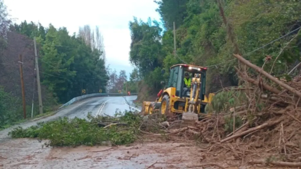 Rutas afectadas post sistema frontal, MOP