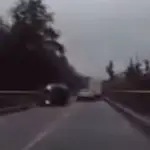 Conductor se da a la fuga tras provocar accidente en puente Río Claro de Yumbel, La Tribuna