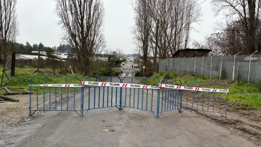 Cierran Puente Pradenas en Yumbel por seguridad ante sistema frontal