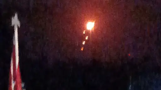 Explosión e incendio afectan a torre eólica en fundo de Los Ángeles