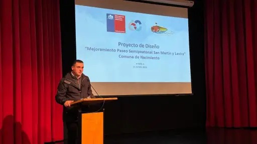 Nacimiento proyecta moderno paseo semipeatonal en su casco histórico