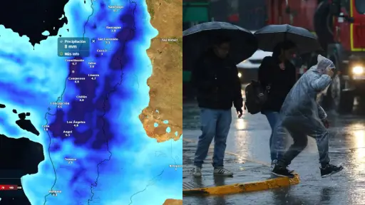 Pronostican ráfagas de hasta 100 km/h y precipitaciones de 80 mm en la Región del Biobío