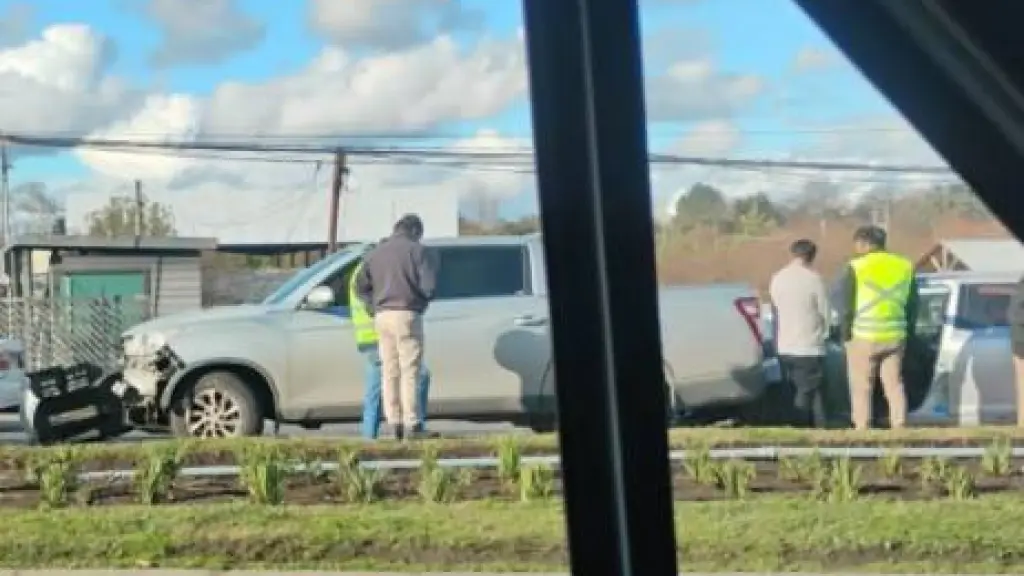 Accidente de tránsito genera gran congestión vehícular en Los Ángeles, Cedida