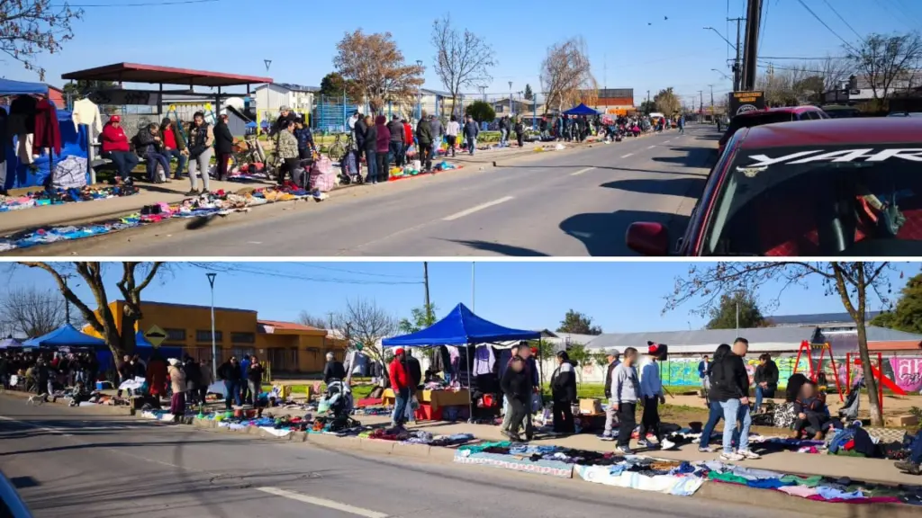 Feria Santiago bueras ilegal Los Ángeles