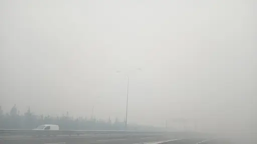 Emiten advertencia por presencia de humo y neblina en sector Laja