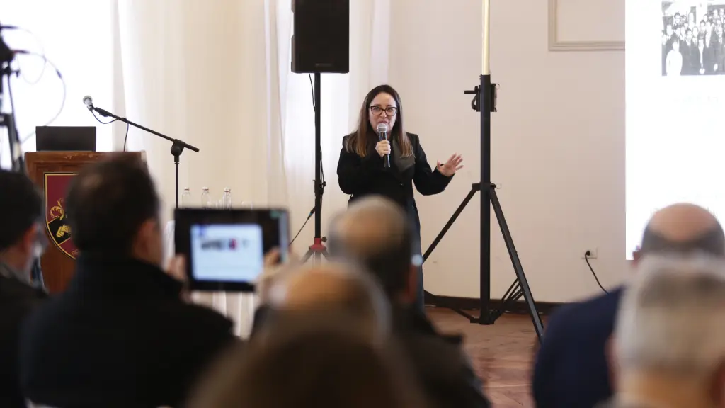 La directora del INFOR destacó en su presentación los ejes estratégicos de trabajo del instituto dependiente del Ministerio de Agricultura. / Diario La Tribuna