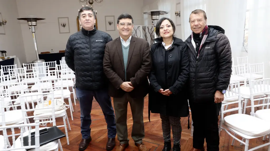 Gonzalo Cabezas, Patricio Badilla, Silvia Espinoza y Patricio Weldt | Diario La Tribuna