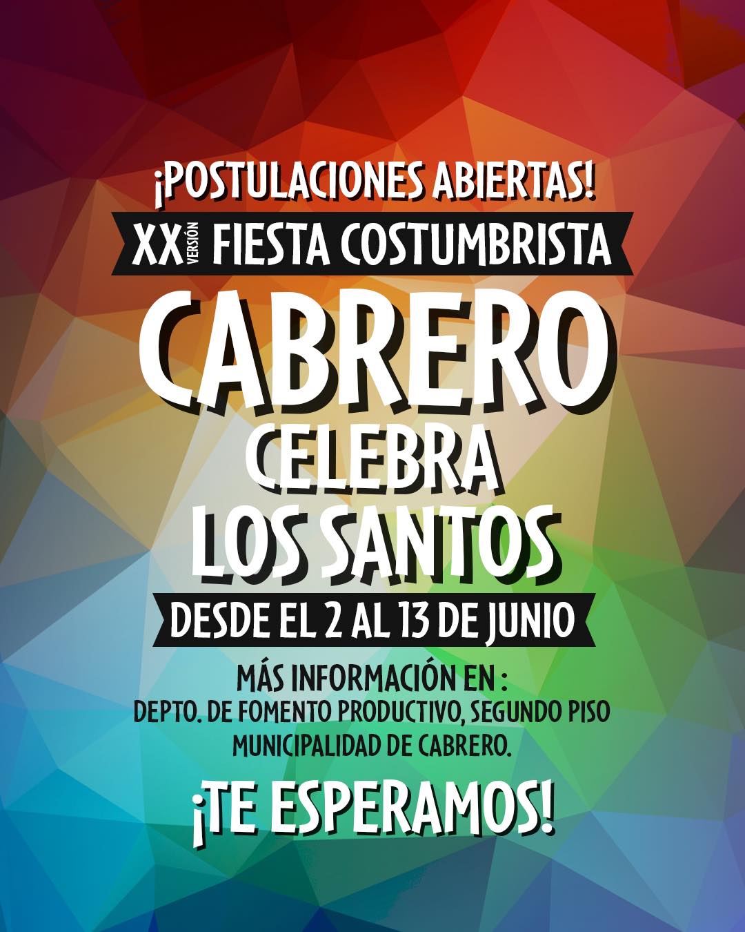 Afiche / Municipalidad de Cabrero