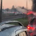 Accidente de tránsito en Av. Las Industrias, Cedida