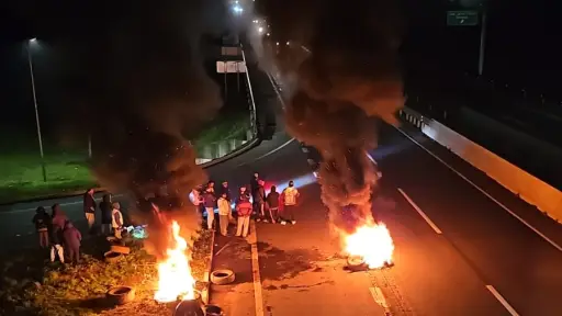 Tuvimos que cortar la ruta para que nos escucharan: mulcheninos protestan tras más de 100 horas sin luz ni agua