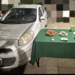 Un vehículo, droga y diversas especies fueron incautadas por Carabinberos., Cedida
