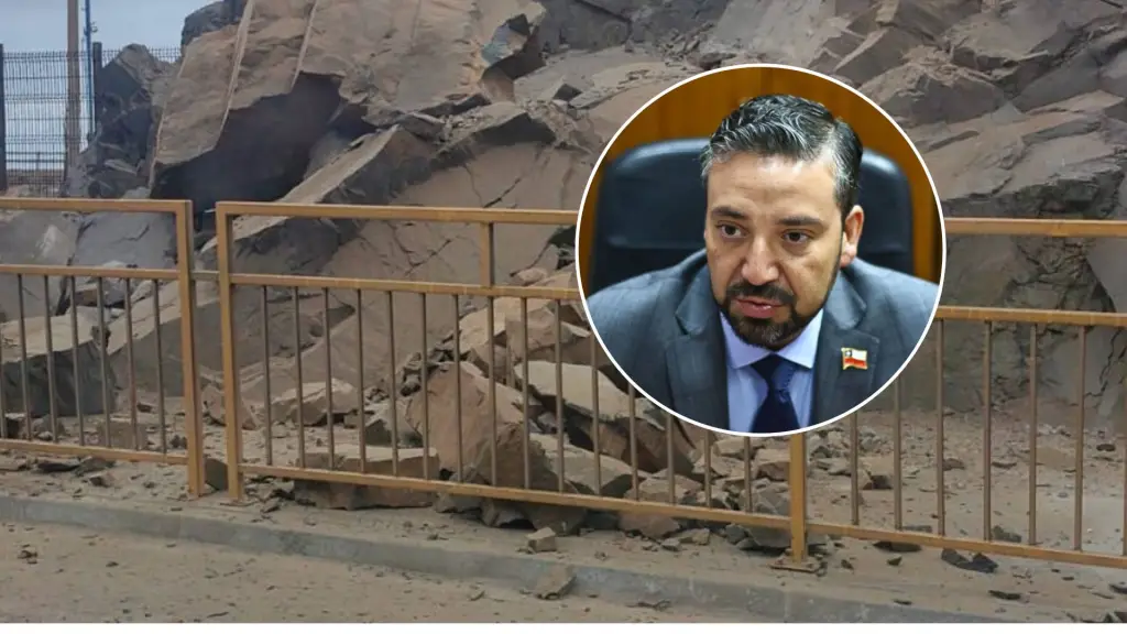 El alcalde subrogante de Chañaral, Manuel Corrales, fue uno de los primeros en entregar una evaluación preliminar de los efectos del sismo en la comuna. , Redes sociales