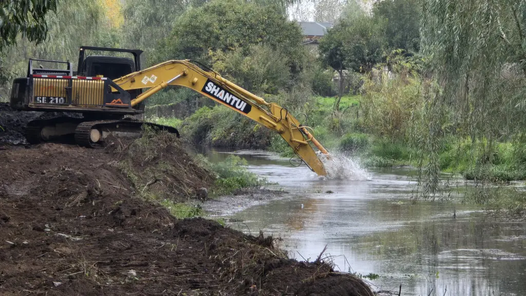 estero Paillihue trabajos de limpieza 