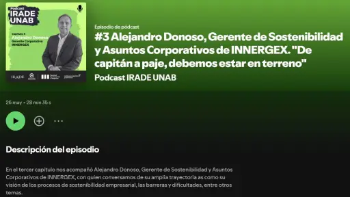 Innergex acerca la energía renovable en Podcast junto a estudiantes universitarios