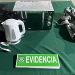 Especies recuperadas por Carabineros., Cedida