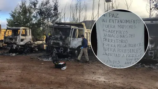 Ni paz ni entendimiento: Resistencia Mapuche Malleco se adjudica violento ataque en Collipulli