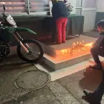 Velatón en Santa Bárbara por carabinero fallecido tras accidente de tránsito, Cedida
