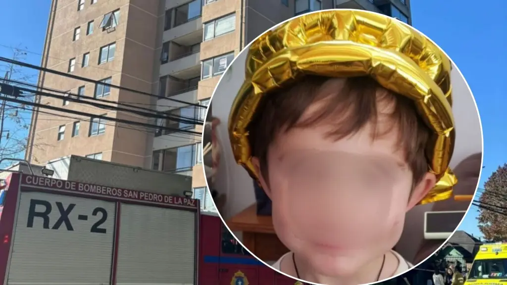 Falleció Valentín, uno de los menores que cayó desde el piso 13 en San Pedro de la Paz, La Tribuna