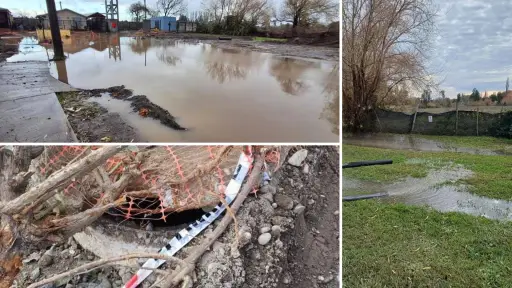 Nos quemaron cuatro bombas: Villa San Francisco acusa a empresa de intervenir planta de aguas servidas 