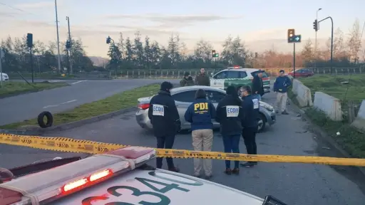 Tiroteo entre vehículos en persecución termina con un hombre muerto en Concepción  
