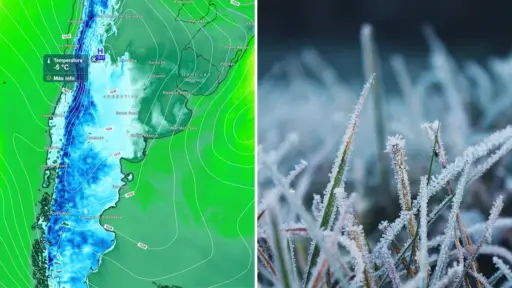 Ola polar se prolonga en Chile: pronostican más heladas y retorno de lluvias durante la semana
