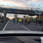 Protesta de vecinos de San Carlos de Purén, Cedida
