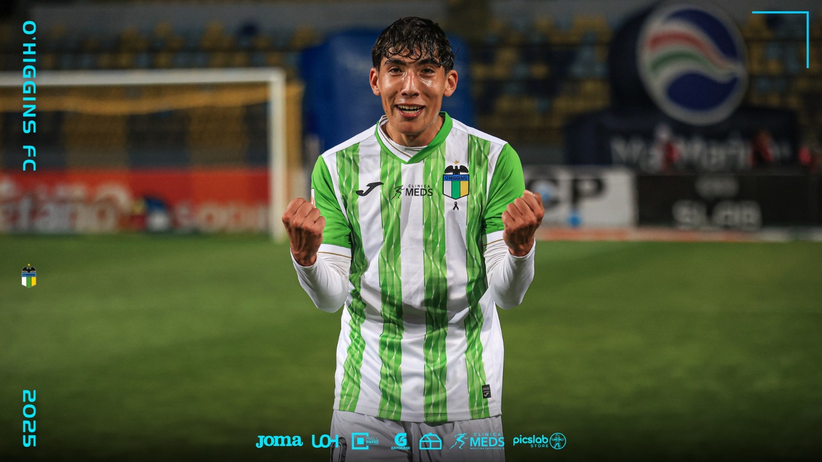 Con el dorsal 40 el delantero quillecano busca ganarse un nombre en el futbol chileno / Club O´Higgins