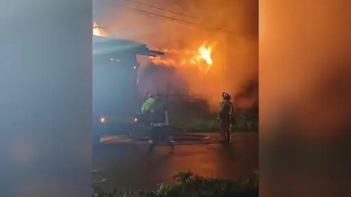 Adulto mayor fallece en incendio en vivienda en Mulchén