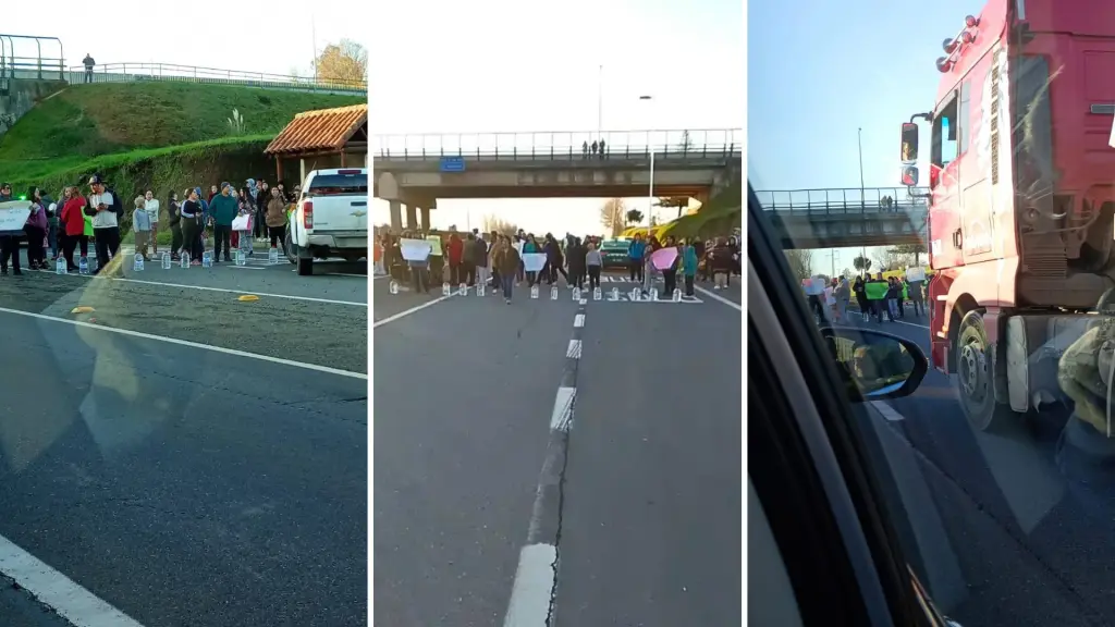 San Carlos Purén vecinos protestan