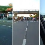 San Carlos Purén vecinos protestan