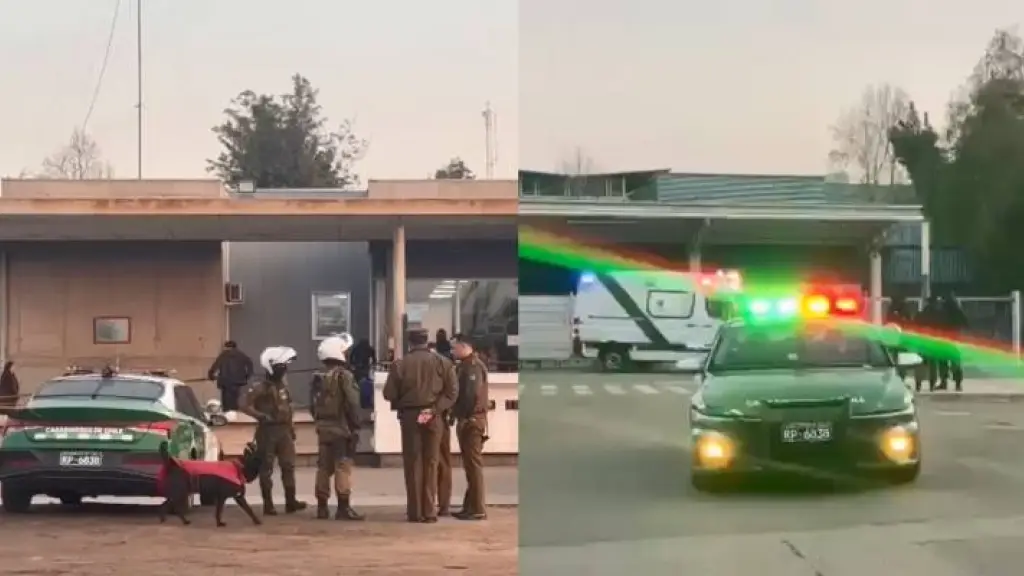 Sujeto agrede brutalmente a carabinero y escapa desde vehículo policial en San Ramón, cedida