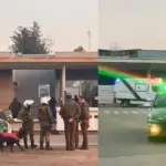 Sujeto agrede brutalmente a carabinero y escapa desde vehículo policial en San Ramón, cedida