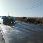 Accidente sector Humán, camino a Antuco., Cedida