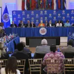 Fotografía de archivo de integrantes de la Organización de los Estados Americanos (OEA) en la sesión para la elección del secretario adjunto, en la sede del organismo en Washington (Estados Unidos),  EFE/ Lenin Nolly
