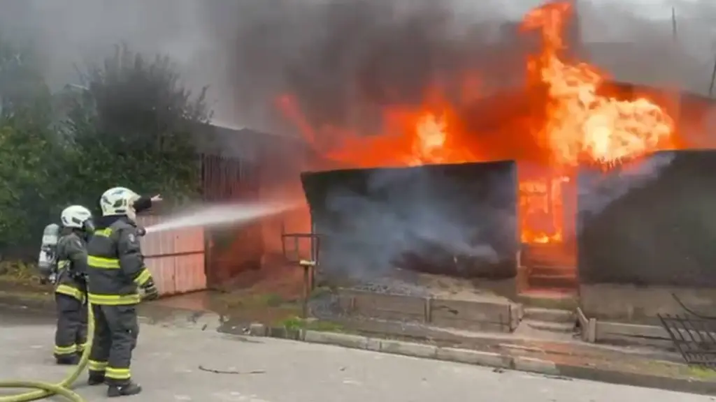 Incendio en Yumbel. / Diario La Tribuna