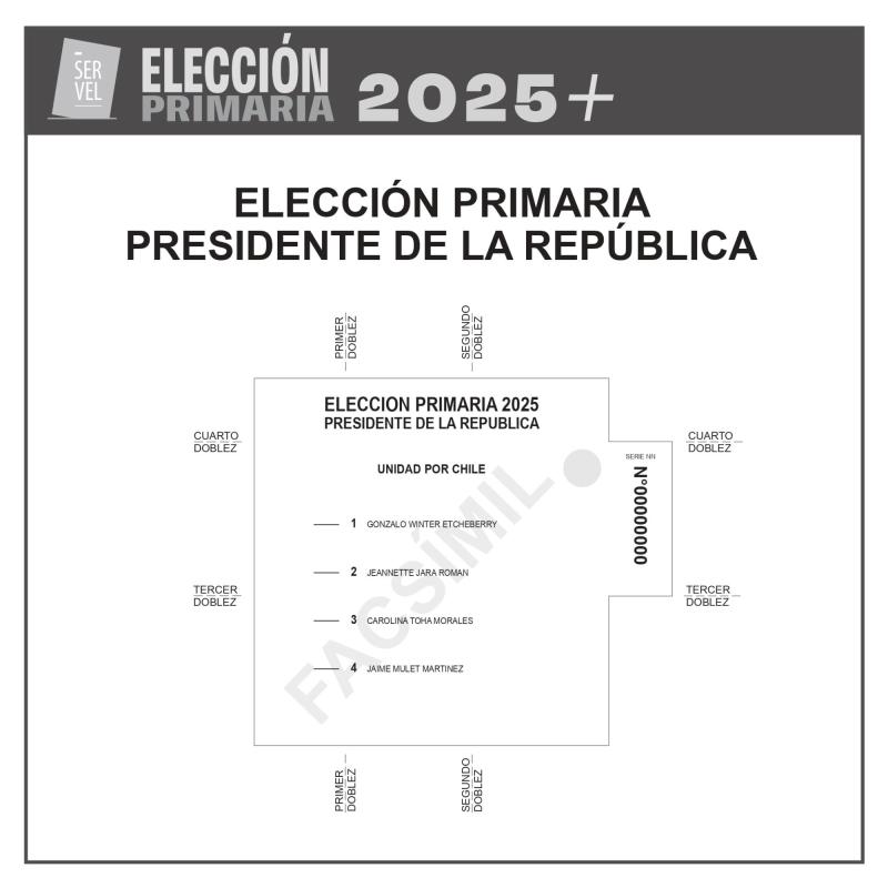 Voto 2025 / Servel