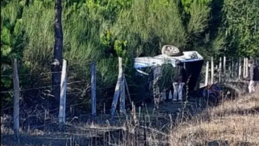 Reportan accidente de tránsito cerca de la Laguna de Trupán