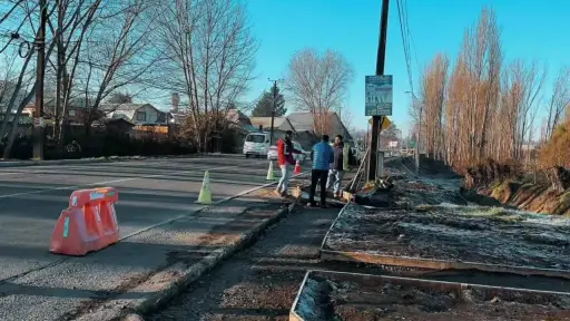 Nacimiento mejora su conectividad con la entrega de más de 300 metros de veredas y nuevas obras de infraestructura urbana