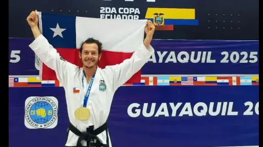 Docente angelino sigue sumando medallas en Taekwondo, ahora en la Copa Ecuador