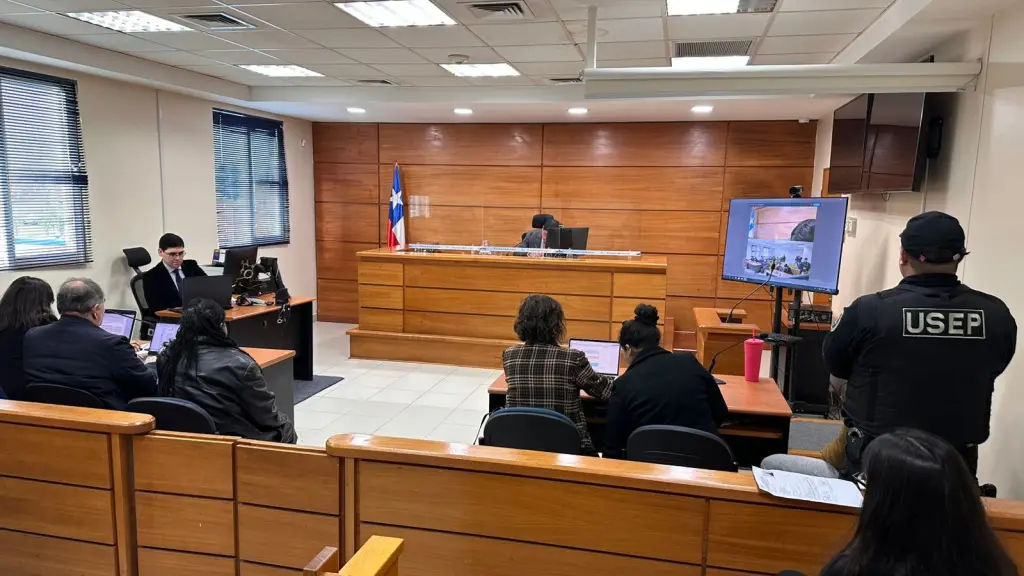 La audiencia se realizó en el Juzgado de Garantía de Valdivia, Cedida