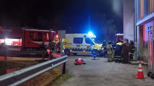 Explosión en Central Hidroeléctrica Rucúe deja a trabajador con diversas quemaduras