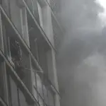 Incendio Centro de Santiago, Agencia UNO