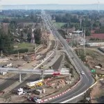 La ruta tiene una extensión de 55 kilómetros contados desde Los Ángeles, específicamente desde calle Camilo Henríquez, hasta el cruce Huequén en Angol., Diario La Tribuna